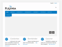 Tablet Screenshot of flejinsa.com